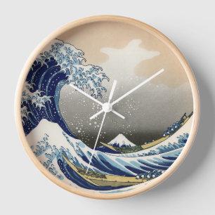 Horloge La Grande Vague de Kanagawa   Hokusai  
