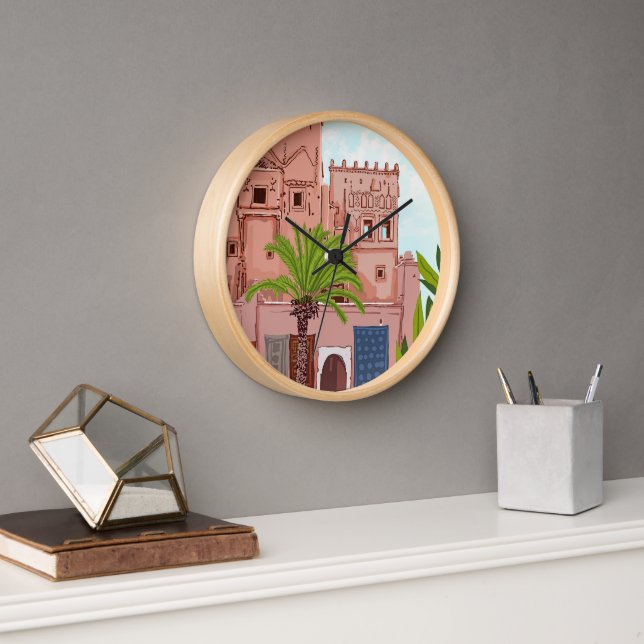 Horloge La vie au Maroc, Architecture (Bureau)
