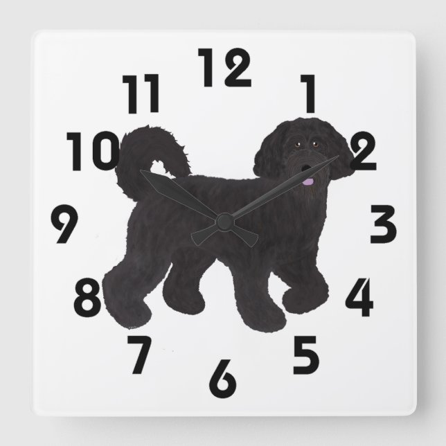 Horloge Labradoodle (Recto)