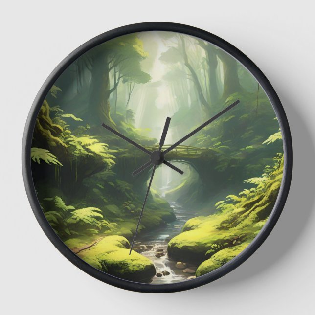 Horloge L'acceptation de la forêt (Recto)