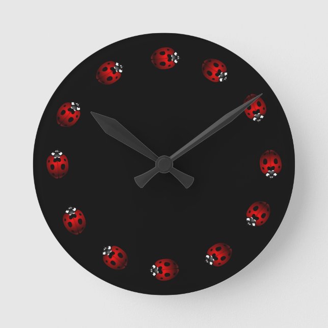Horloge Ladybug mignon Ladybug cocasse Ladybird Ho (Recto)