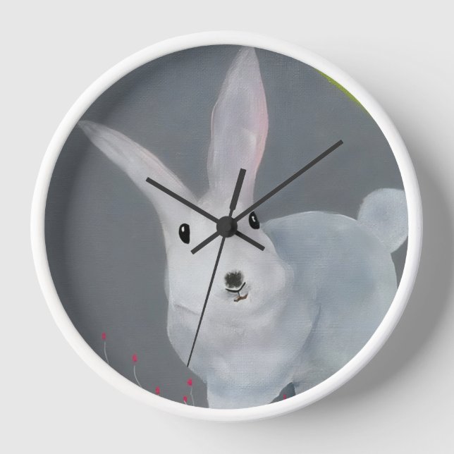 Horloge Lapin Tulip (Recto)