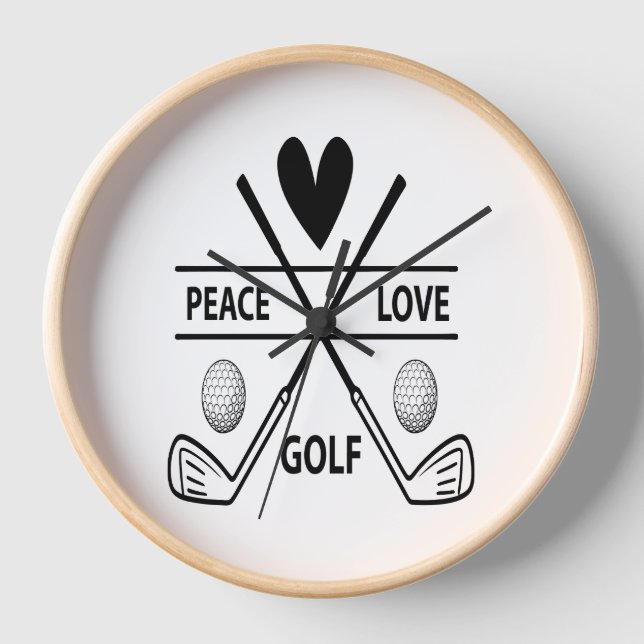 HORLOGE LE GOLF D'AMOUR DE PAIX (Recto)