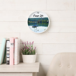 HORLOGE LE LAC CAYUGA EN AUTOMNE