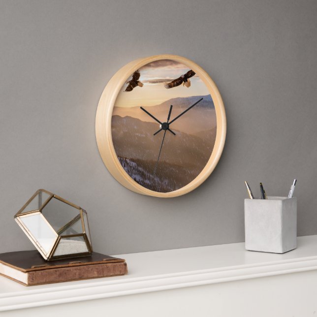 Horloge Le vol de l'aigle (Bureau)