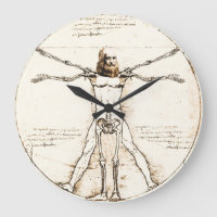 Horloge Leonardo DaVinci Vitruvian