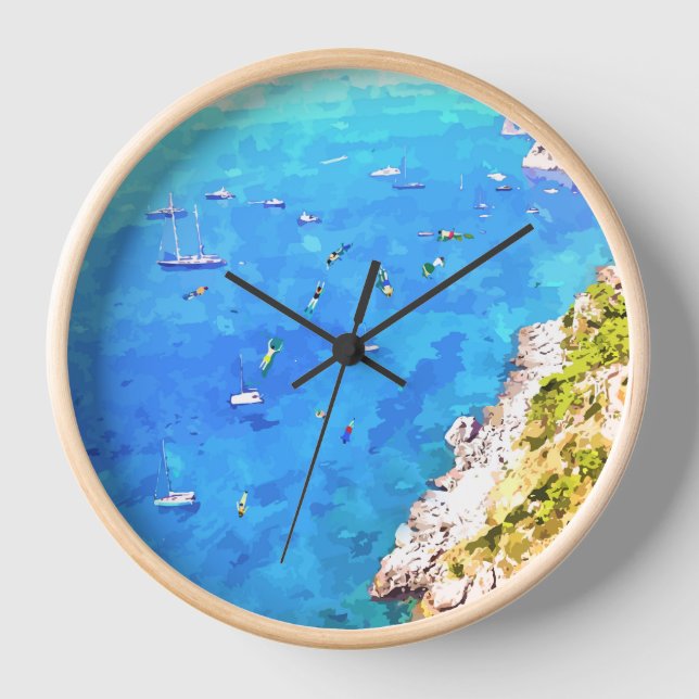 Horloge Les îles Capri (Recto)