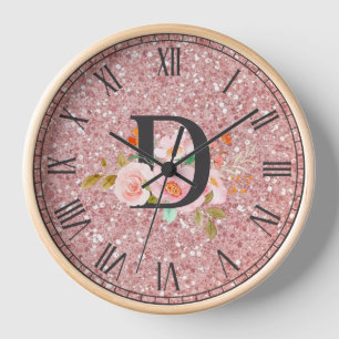 Horloge Lettre D