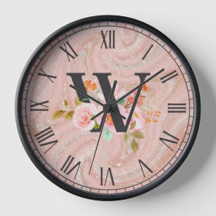 Horloge Lettre W