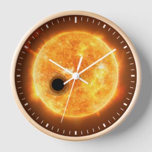 Horloge L'Exoplanet Wasp-107b Est Un Géant De Gaz