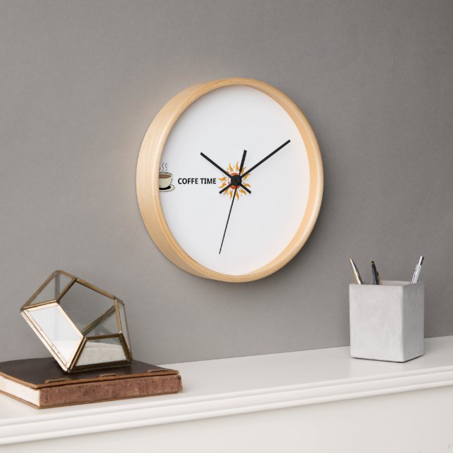HORLOGE L'HEURE DU CAFÉ (Bureau)