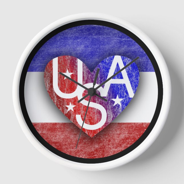Horloge L'horloge de Lover's Heart® U.S.A. Lover's Clock (Recto)
