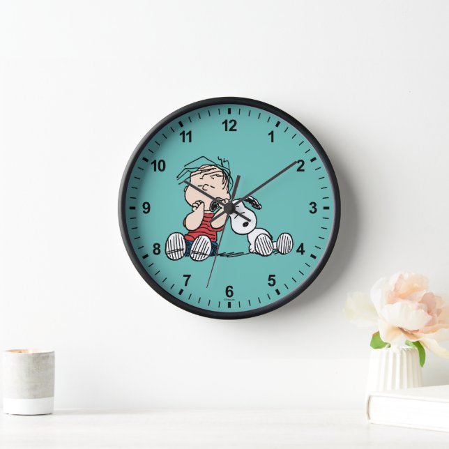 Horloge Linus consolé avec l'oreille de Snoopy (Maison)