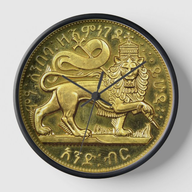 Horloge Lion of Judah Jah Rasta Reggae Roots (Recto)