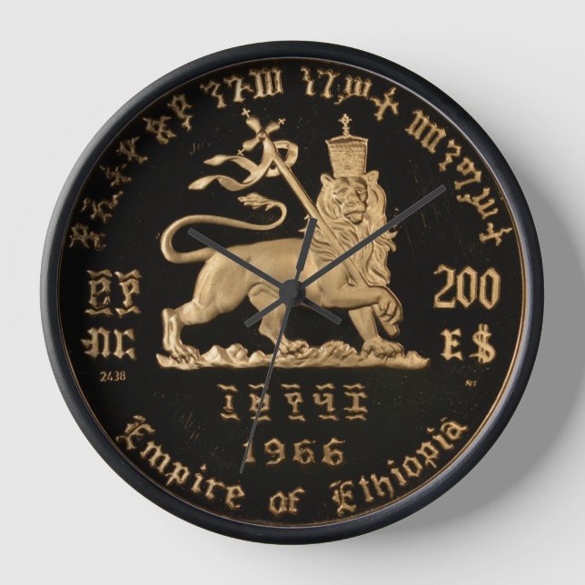 Horloge Lion of Judah Jah Rasta Reggae Roots (Recto)