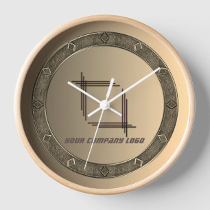 Horloge LOGO DE VOTRE ENTREPRISE, personnalisé, ajoutez v