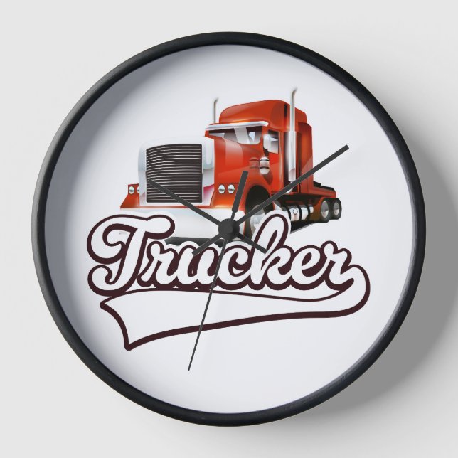 Horloge Logo vintage du camion (Recto)
