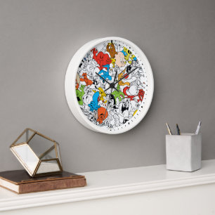 Horloge LOONEY TUNES™ Color Pop Motif
