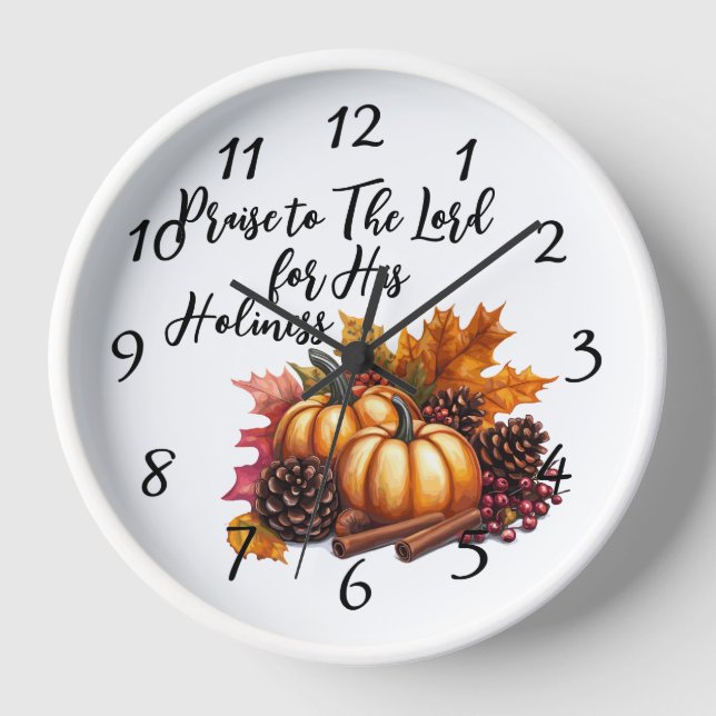 Horloge Louange Le Seigneur (Recto)