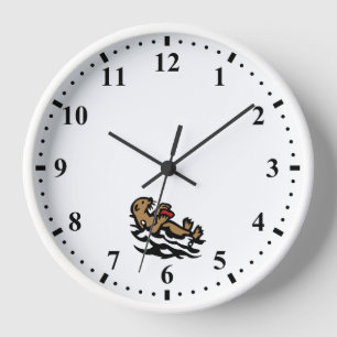 Horloge Loutre de mer