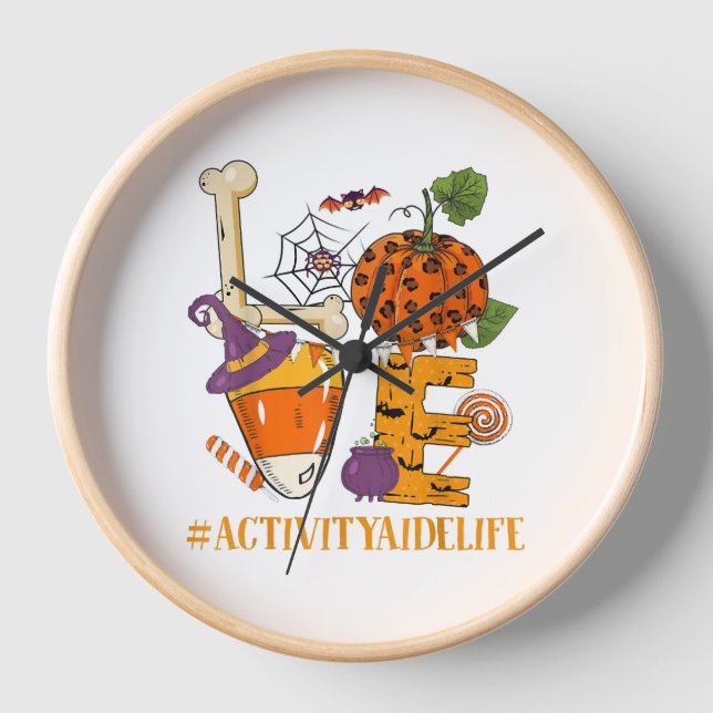 Horloge Love Halloween (Recto)