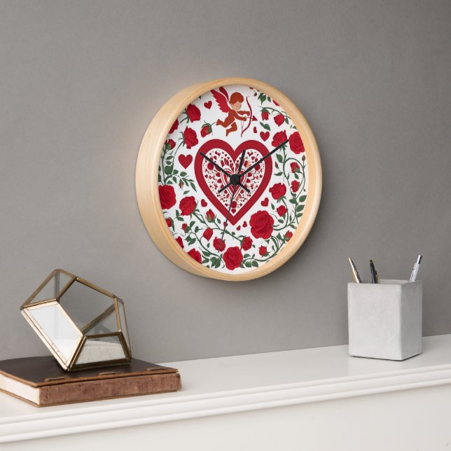 Horloge Love & Romance - Saint Valentin (Bureau)