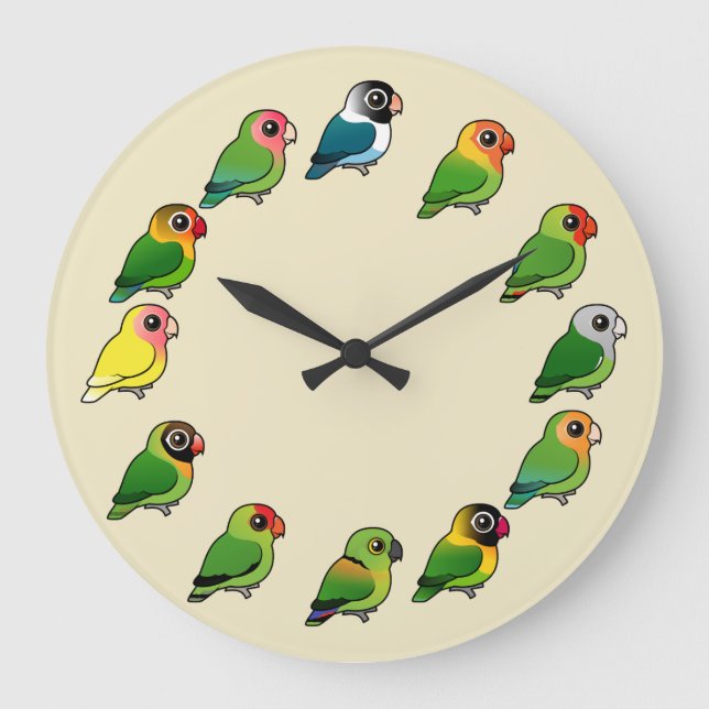 Horloge Lovebird (Recto)