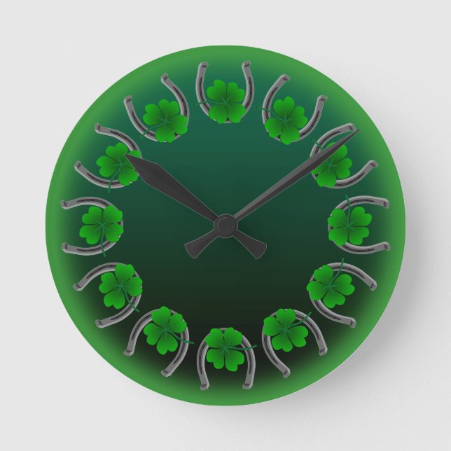 Horloge Lucky St. Patrick's Lucky Charm Wall Clock (Recto)