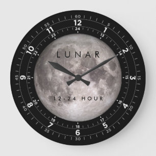 Horloge Lune 24 Heures