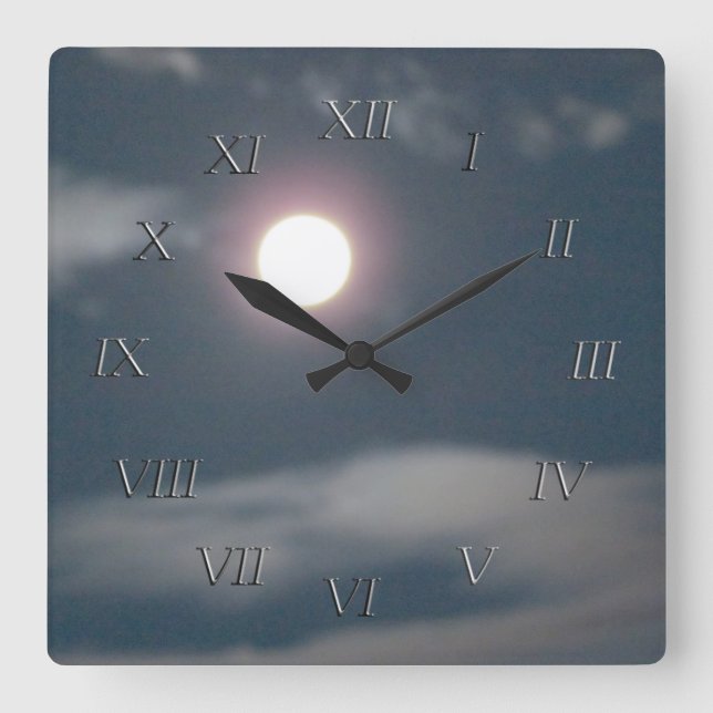 Horloge - Lune du matin (Recto)