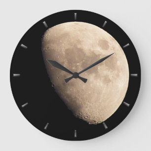 Horloge Lune Romantique Horloge Lune Mur Personnal