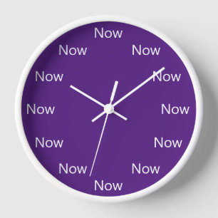 Horloge Maintenant est Zen™ Changement de couleur de fond 
