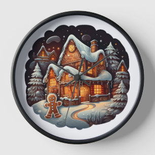Horloge Maison homme Xmas Gingpain