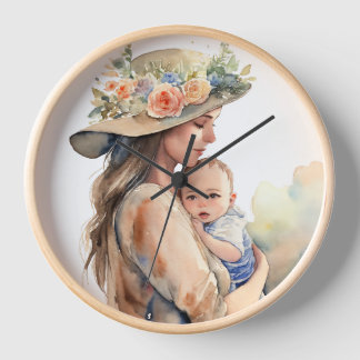 Horloge Maman amour