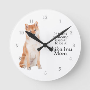 Horloge maman Shiba Inu