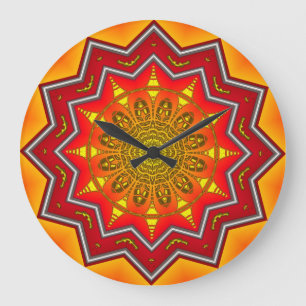 Horloge Mandala 3