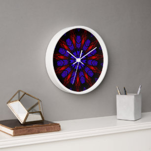 Horloge Mandala Sud-Ouest Hippie Boho Chic Bohemian