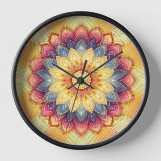 Horloge Mandala Wall Clock