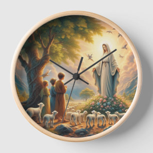 Horloge Marie Vierge Jésus
