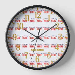 HORLOGE MARQUE BLANCHE MODERNE ET PERSONNALISABLE VÉRIFIÉE