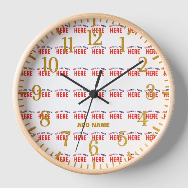 HORLOGE MARQUE BLANCHE MODERNE ET PERSONNALISABLE VÉRIFIÉE (Recto)