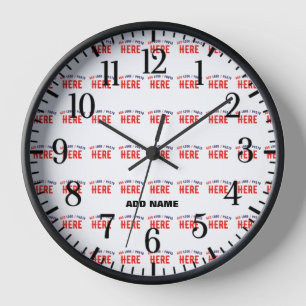 HORLOGE MARQUE BLANCHE VERIFIEE PERSONNALISABLE MODERNE ET
