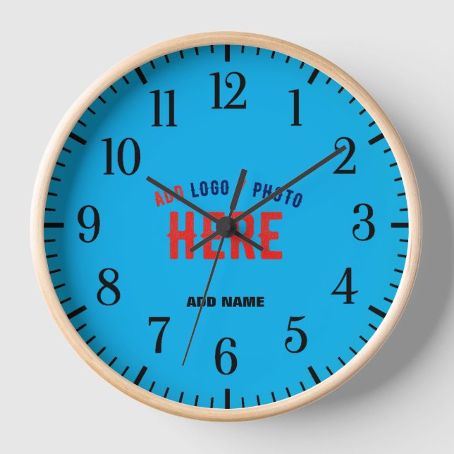 HORLOGE MARQUE VÉRIFIÉE SKY BLEU MODERNE ET MODERNE (Recto)