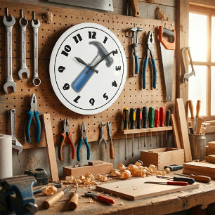 Horloge marteau