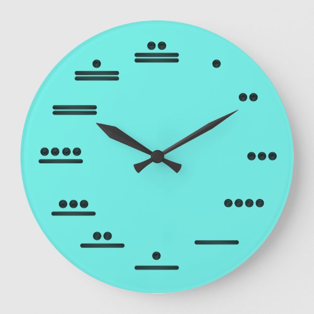 Horloge maya d'analogue de nombre (Recto)