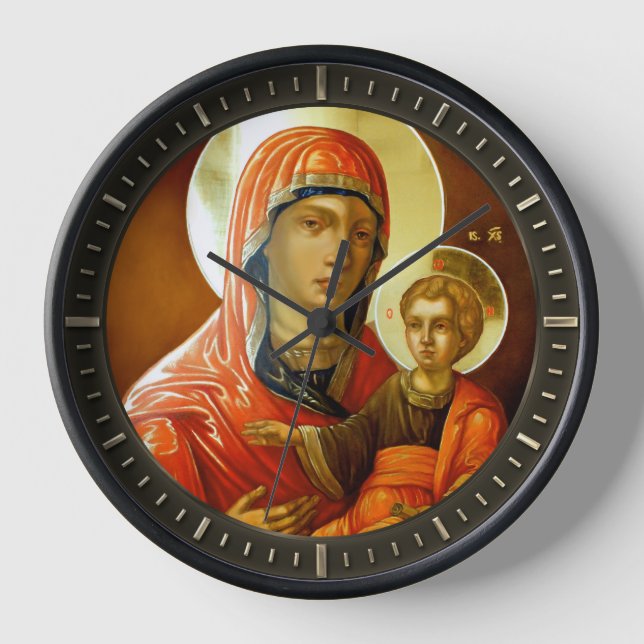 Horloge Mère de Dieu - Sainte Marie Theotokos (Recto)