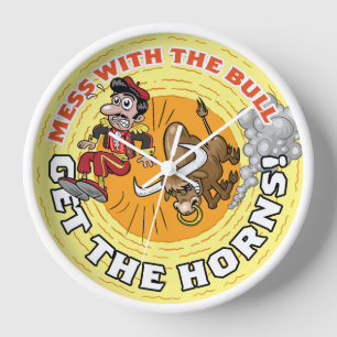Horloge Mess avec le Bull...
