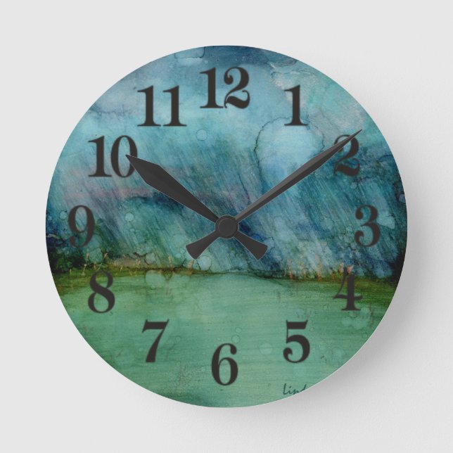 Horloge météo orageuse (Recto)
