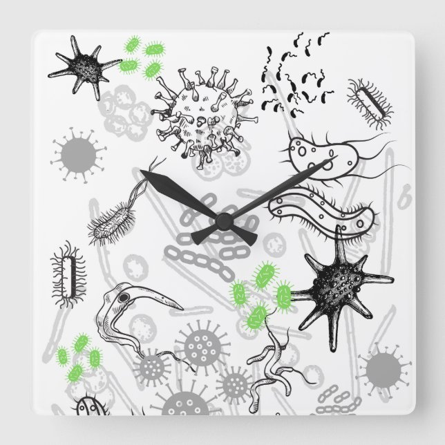Horloge microbe (Recto)