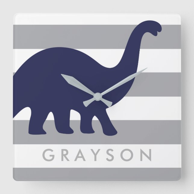 Horloge mignonne de la crèche Dinosaur - Dinosaur  (Recto)